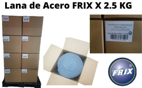 Estiba Lana de Acero Frix X 2.5 KG